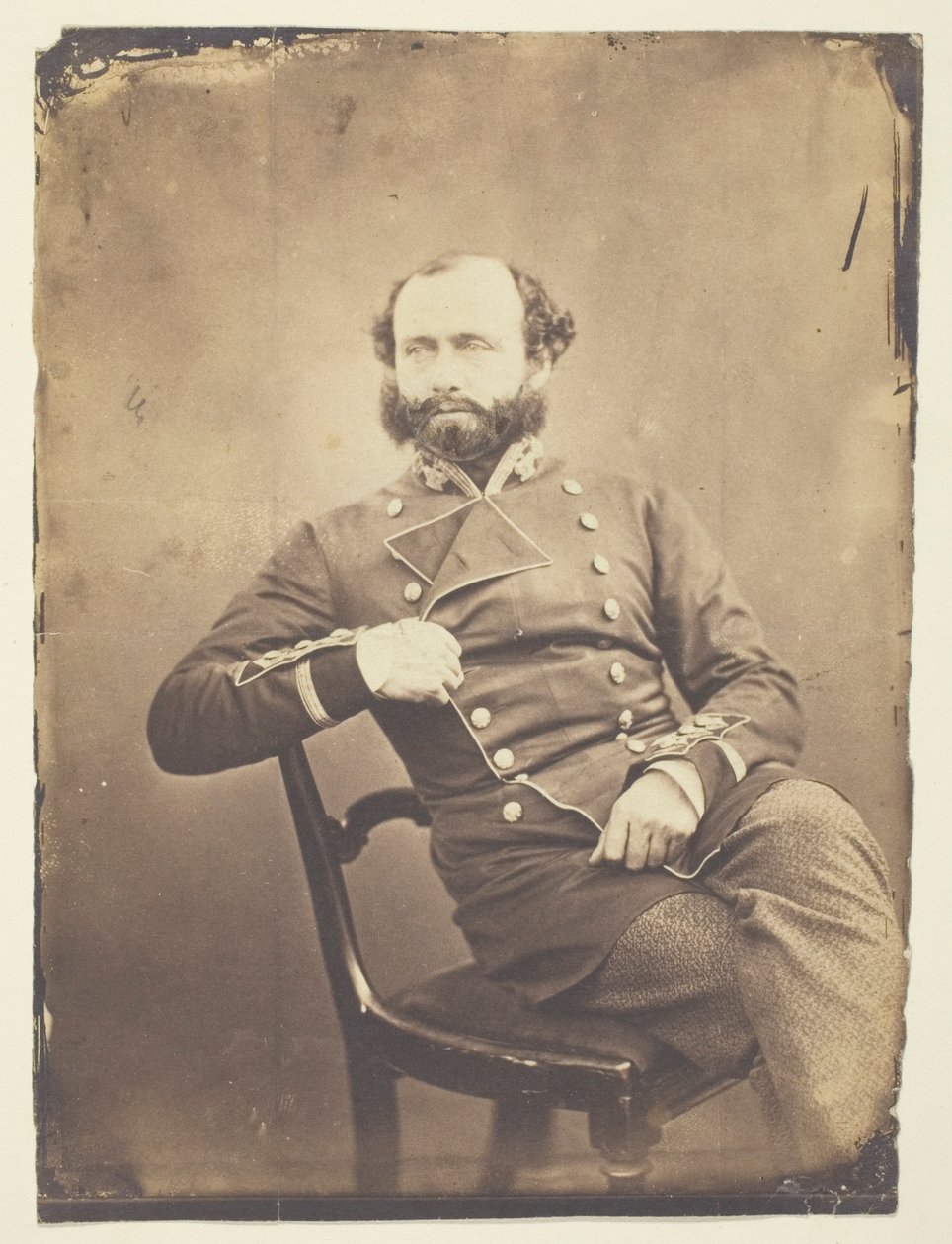 Sir Charles Ash Windham (1810-1970), général ; photographié en Crimée - Roger Fenton