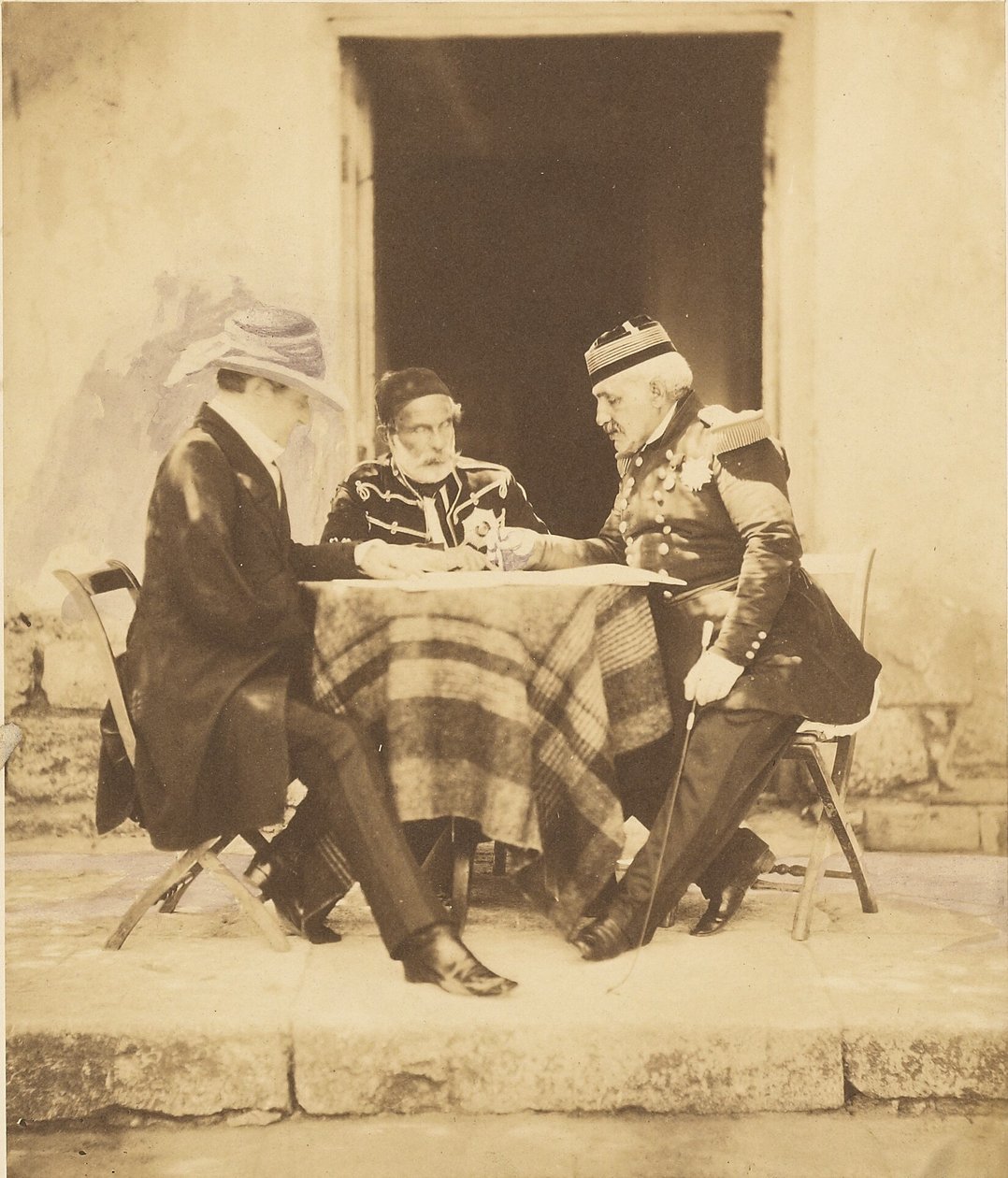Le conseil de guerre tenu le matin de la prise du Mamelon - Roger Fenton