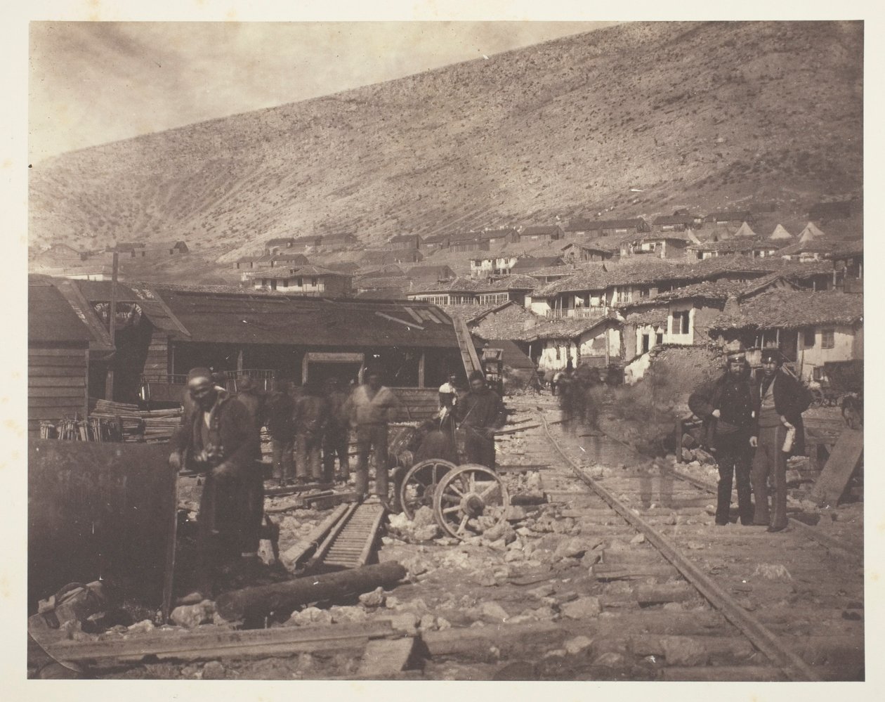La gare de triage, Balaklava - Roger Fenton