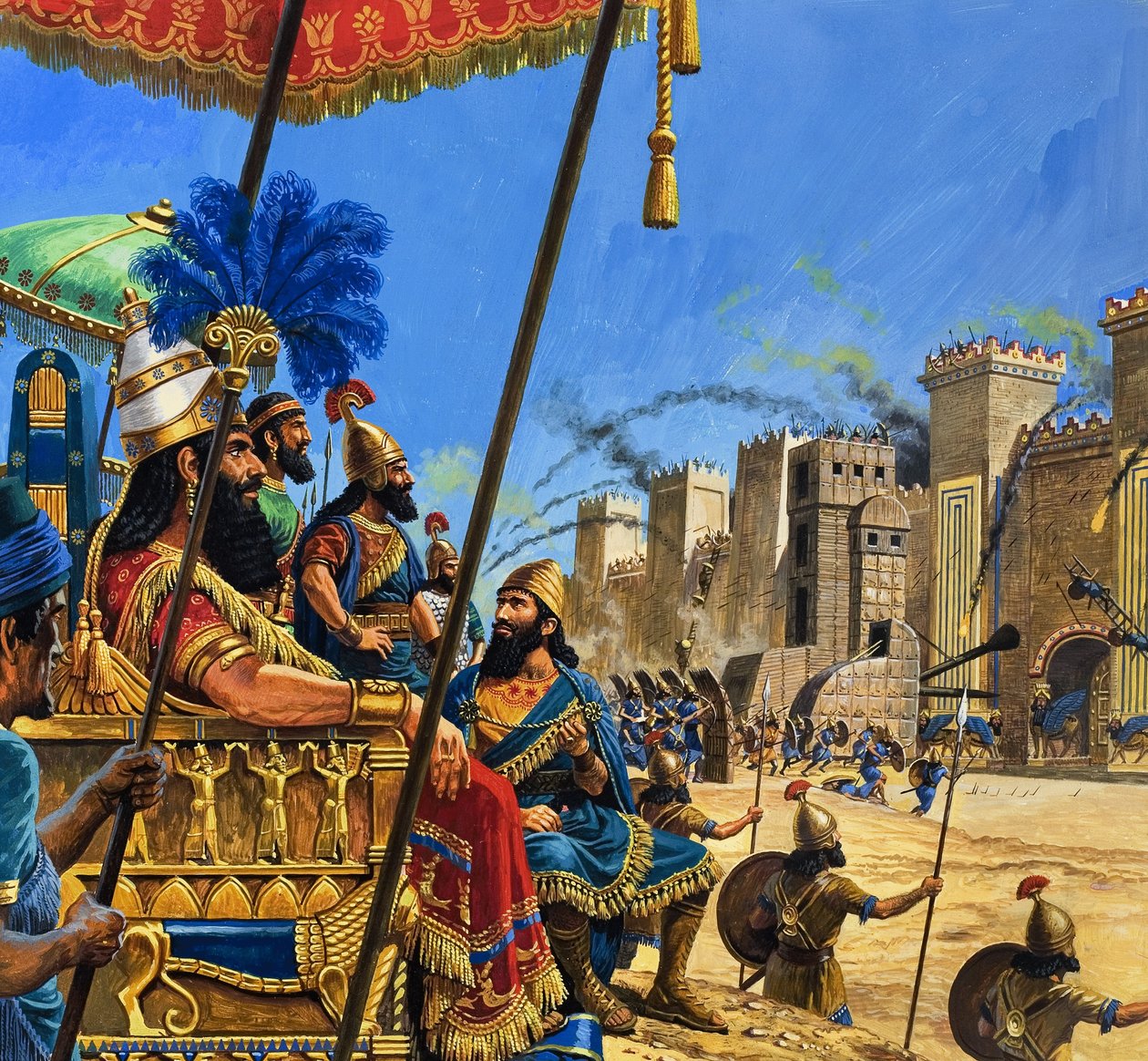 Babylone la puissante : Sous le talon assyrien - Roger Payne