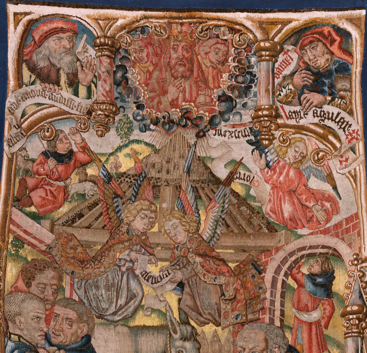 Tapisserie flamande. Triptyque de la Nativité du Christ - Rogier van der (circle of) Weyden