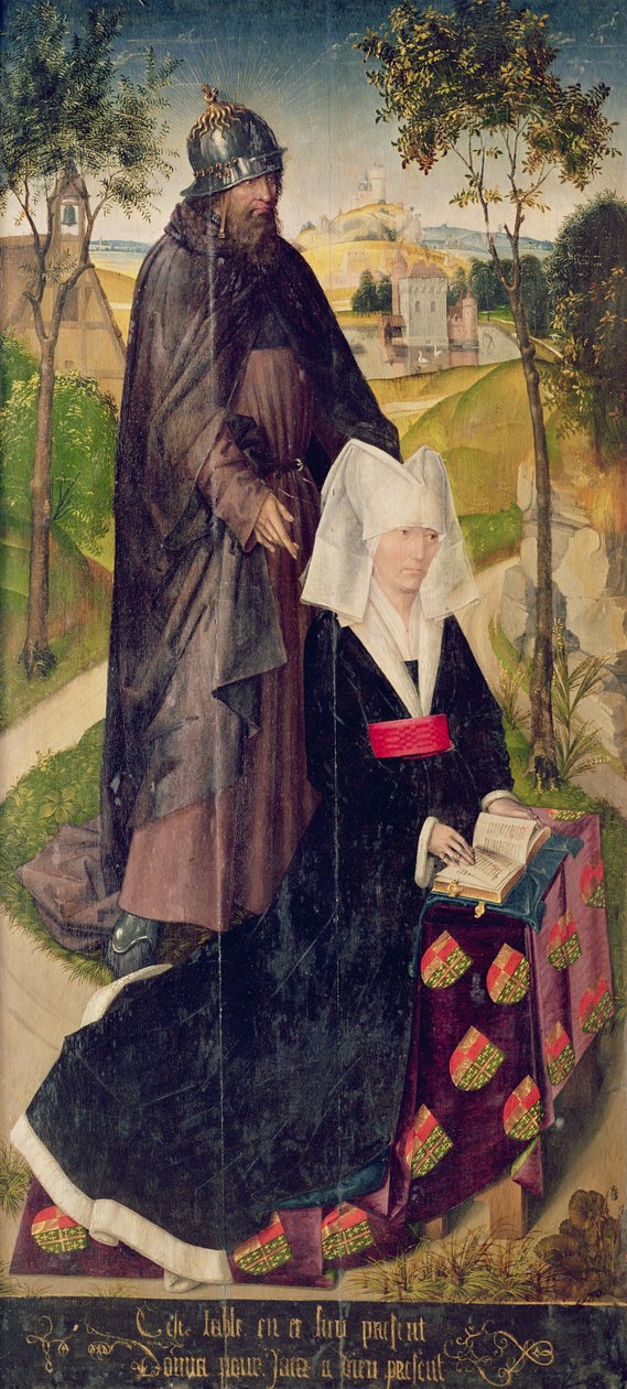 Guillemette de Montagu avec Saint Guillaume, 1460-66 - Rogier van der Weyden