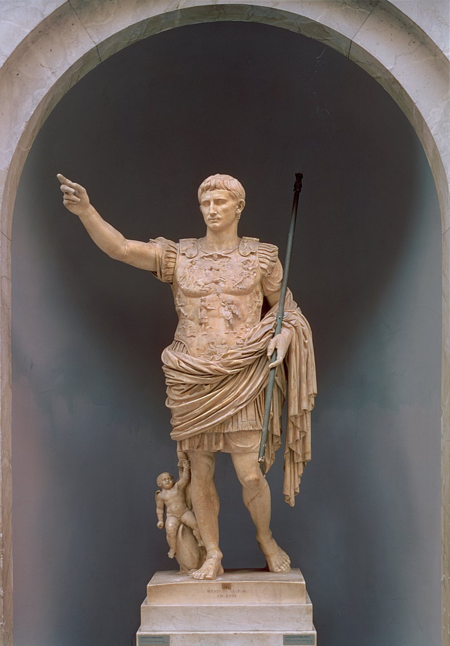 Auguste de Prima Porta, vers 20 av. J.-C. - Roman