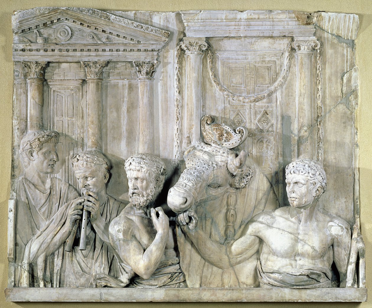 Relief représentant les préparatifs d