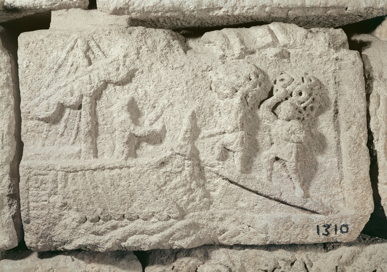 Relief représentant le chargement d