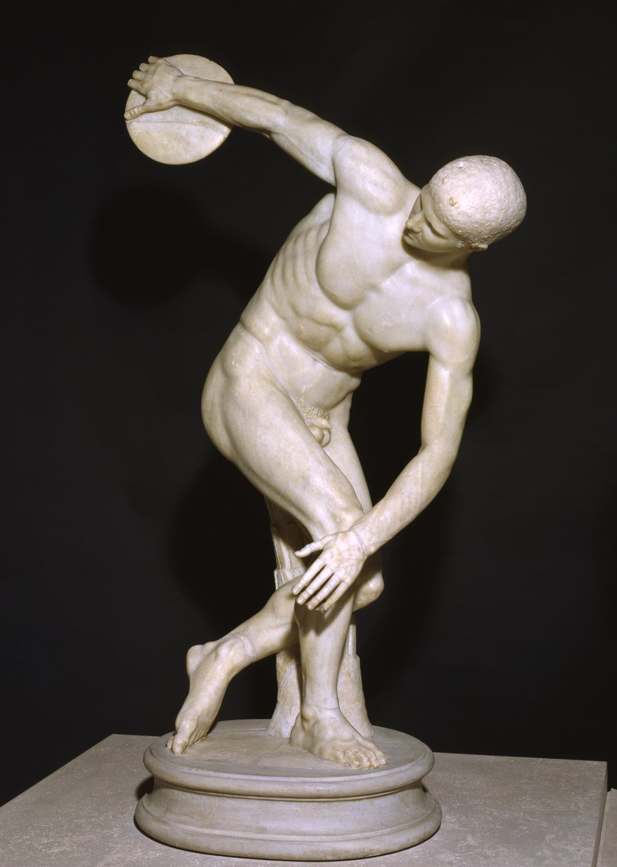 Le Discobole Lancellotti (marbre) - Roman