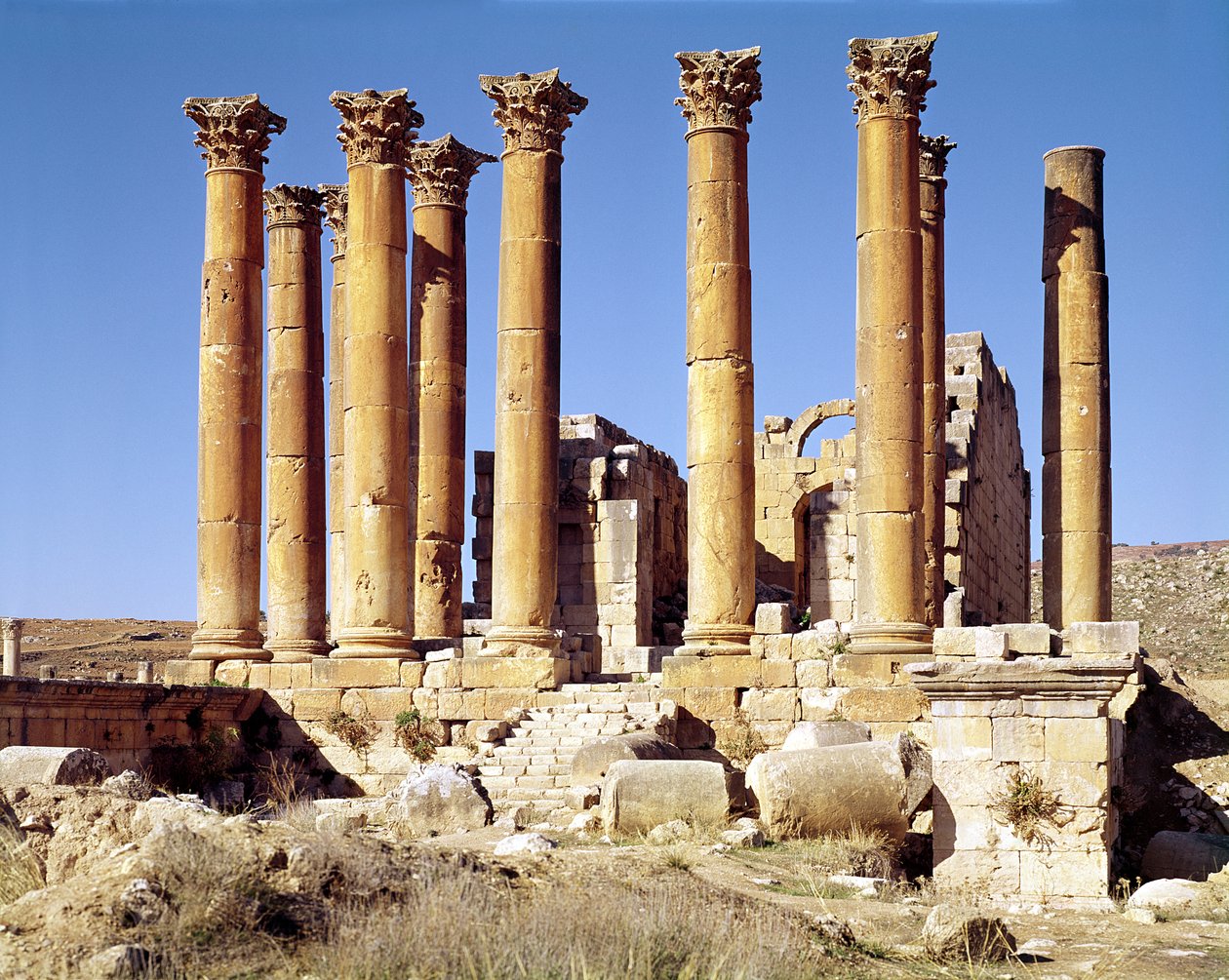 Vue du Temple d