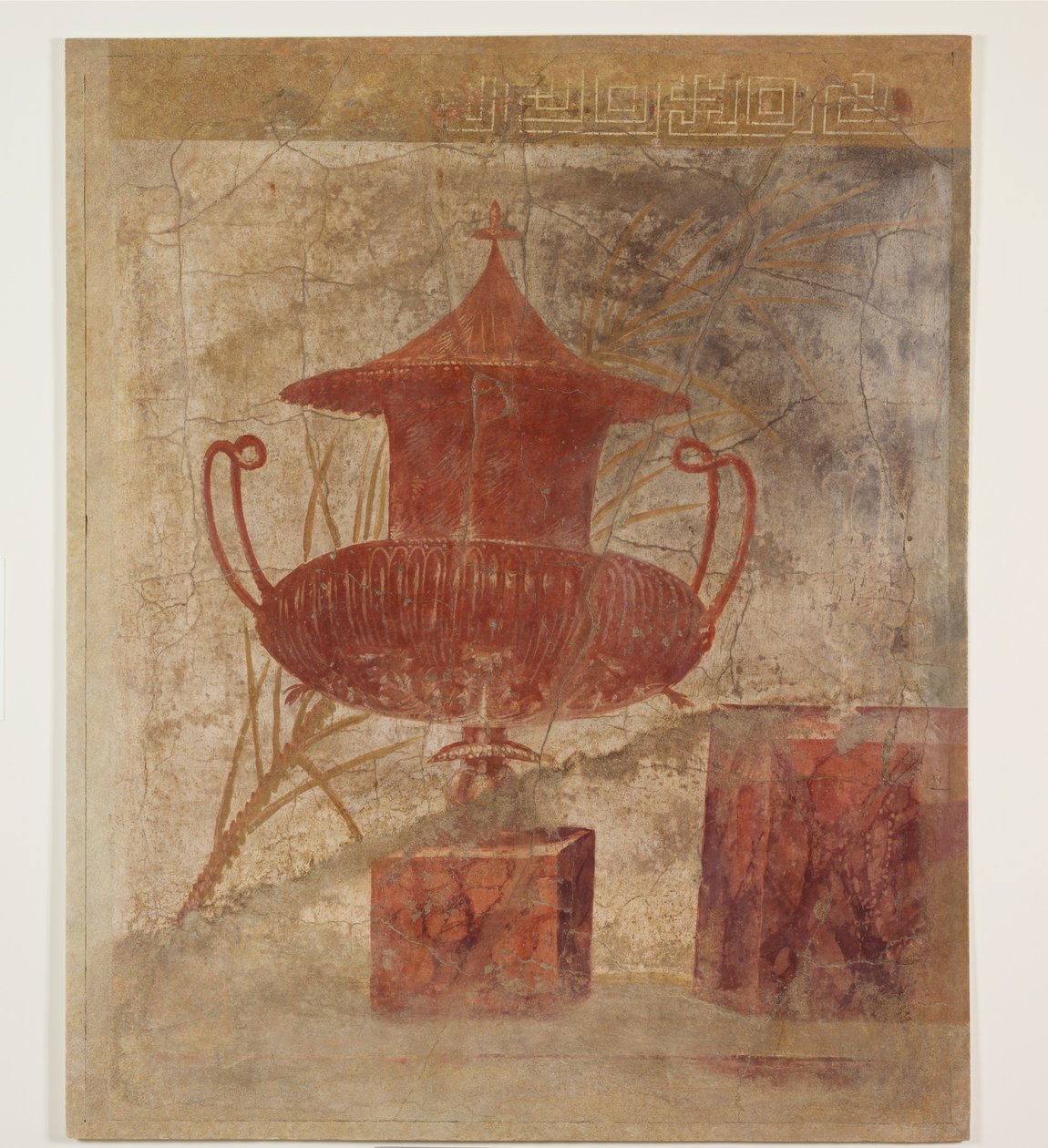 Fragment de peinture murale du péristyle d