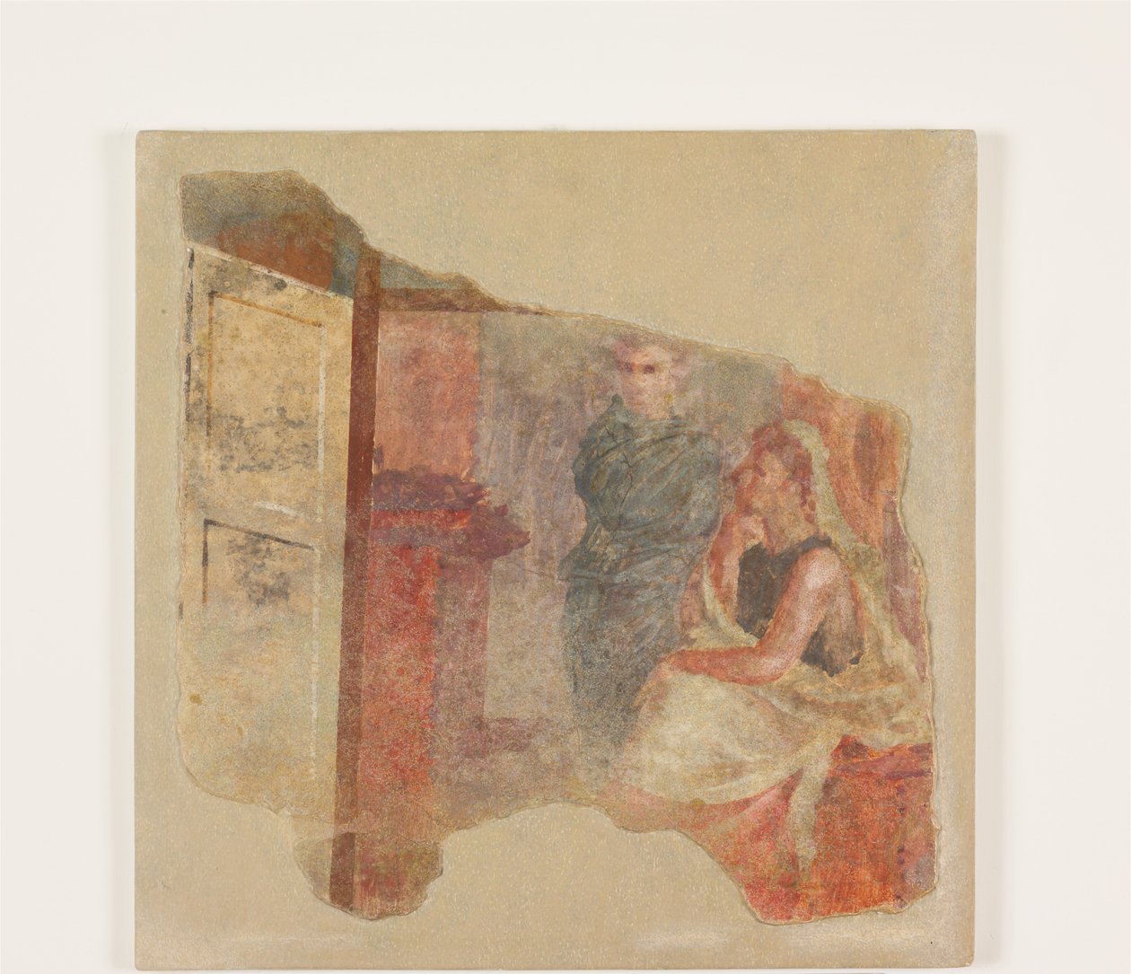 Fragment de peinture murale du péristyle de la Villa de Boscoreale, c.50-40 av. J.-C. - Roman Republican Period