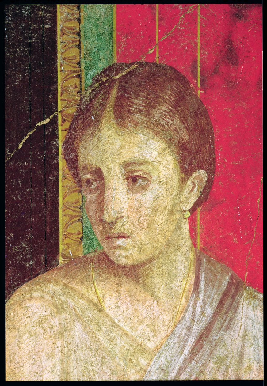 Tête de la Mère assise (détail) - Roman