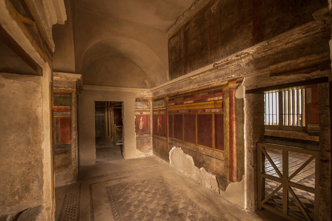 Europe, Italie, Campanie, Pompéi, villa des mystères ©Lanzellotto Antonello/AGF/Leemage - Roman