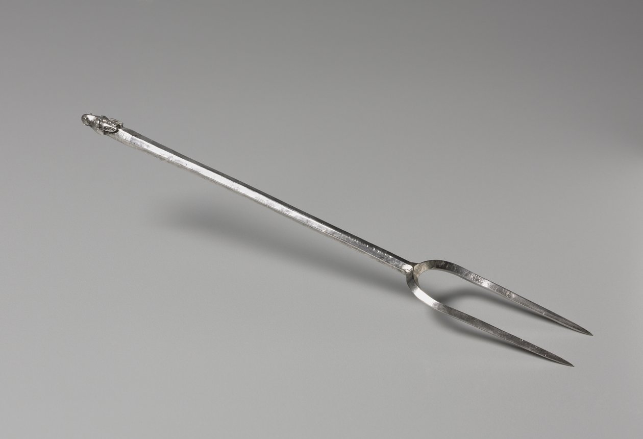 Fourchette avec pommeau en tête de mule, 375-425 - Roman