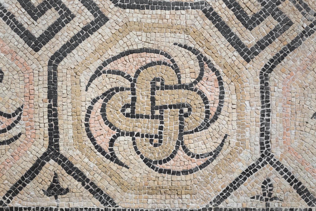 Motif géométrique de la domus de la Via san Rocchino, IIe siècle après J.-C. - Roman