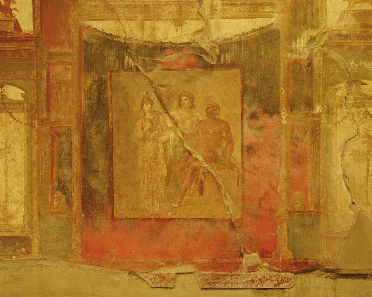 Hercule entre Junon et Minerve, Il Collegio degli Augustali - Roman