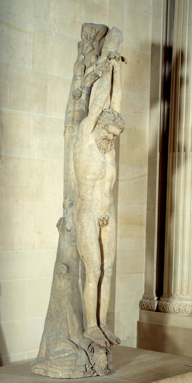 Le supplice de Marsyas suspendu à un tronc de pin - Roman
