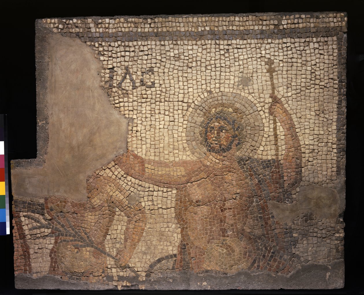 Mosaïque de la Maison de Ménandre avec Zeus, 3e - 4e siècle - Roman