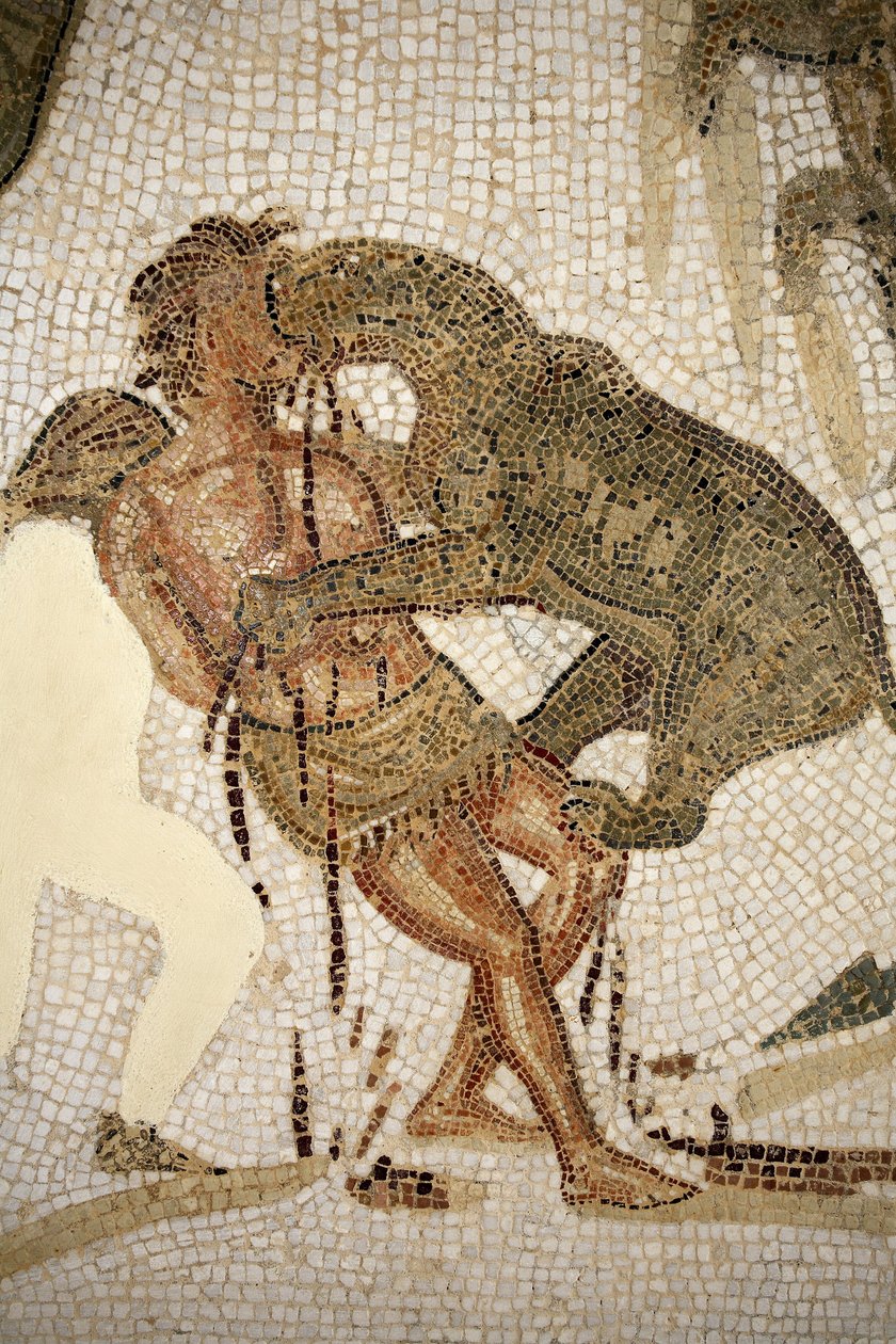 Mosaïque illustrant la torture d