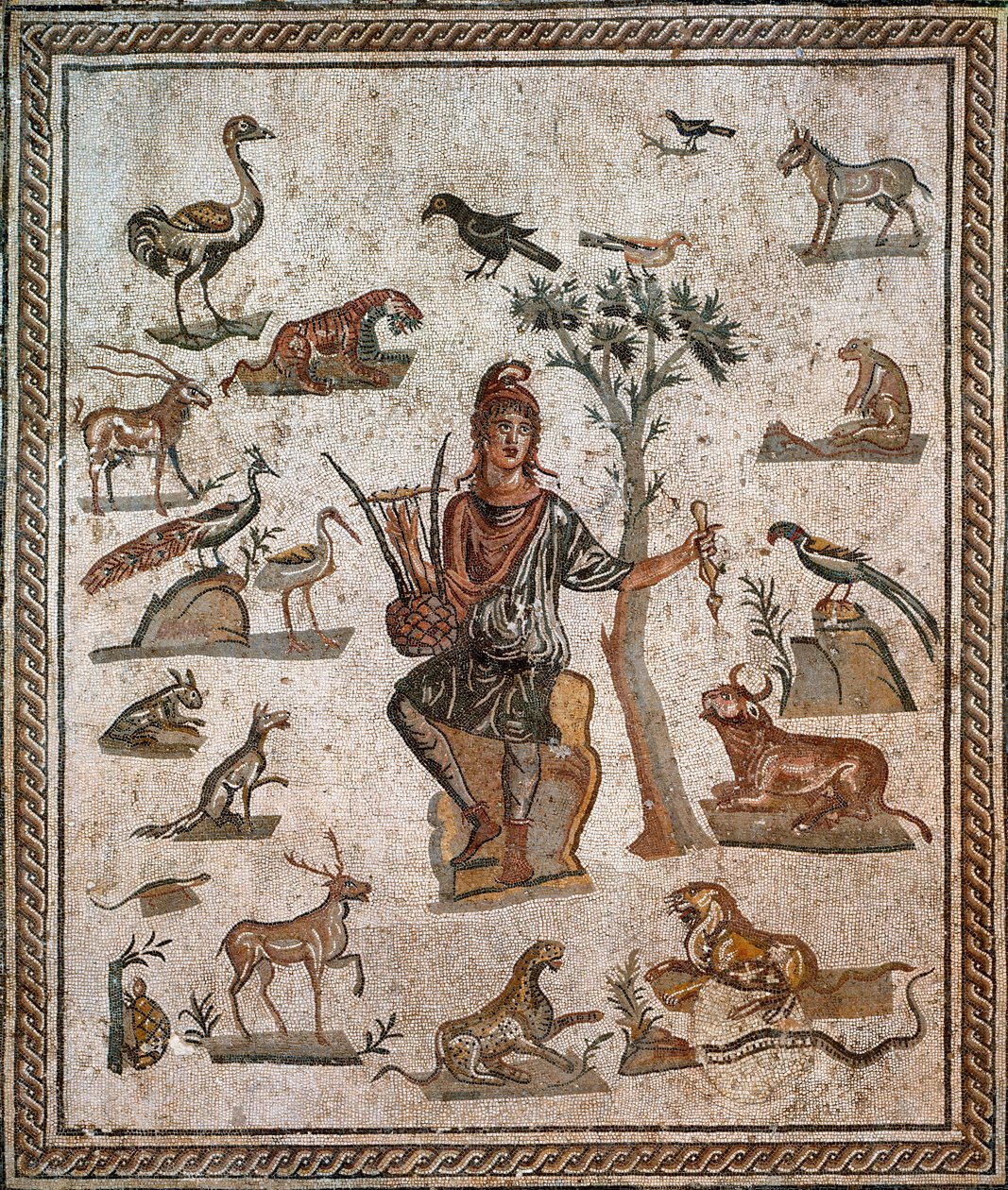 Orphée entouré d