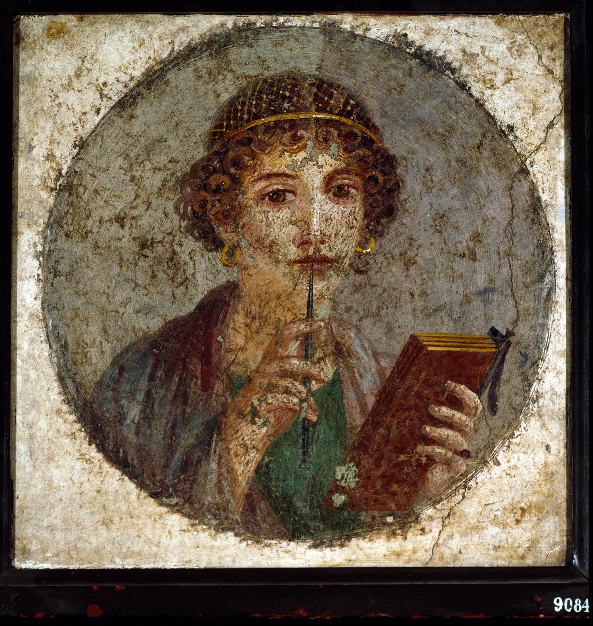 Portrait supposé de Sapho (ou Sappho) poétesse grecque - Roman