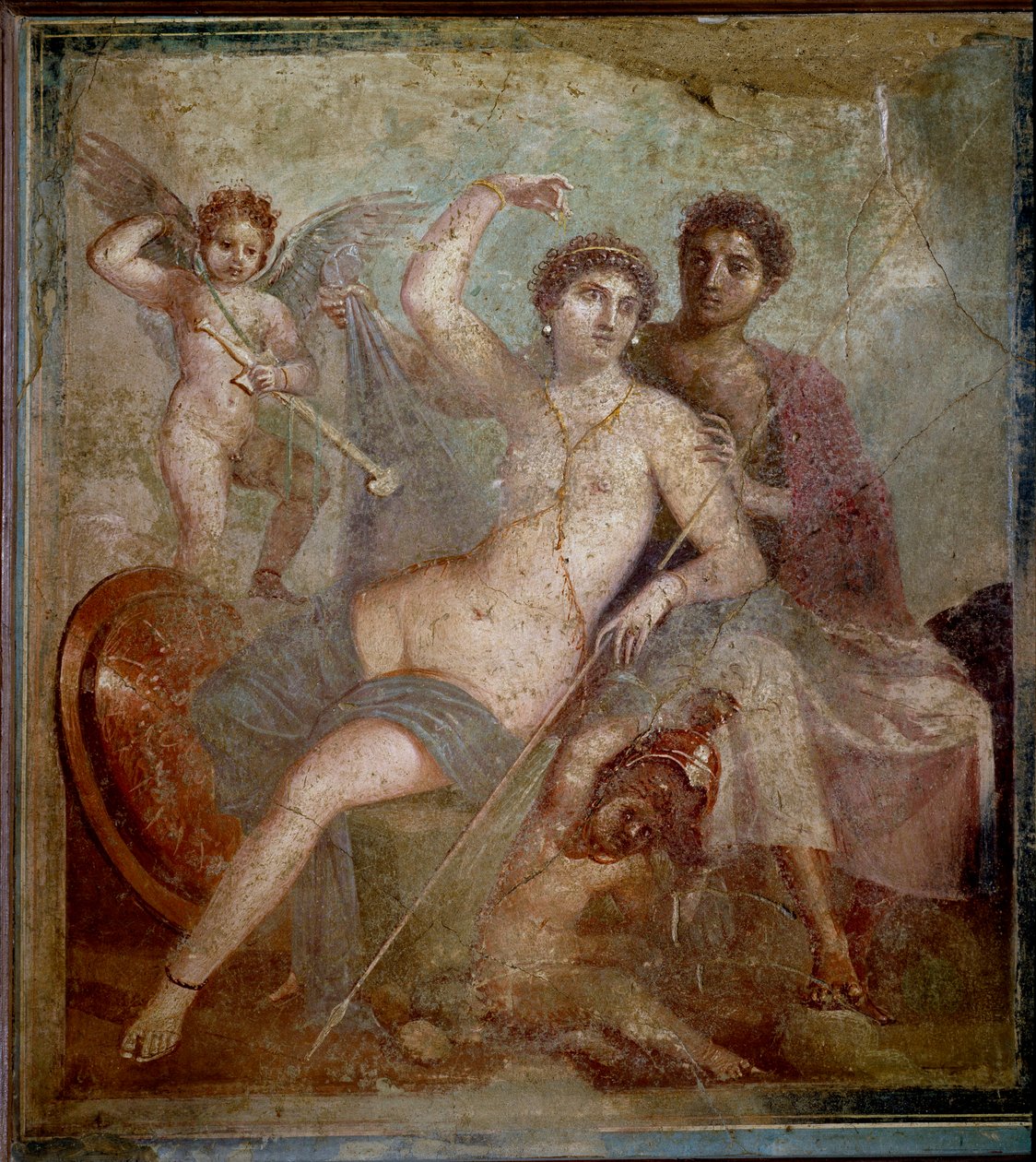 Art romain : Arès, Aphrodite et Éros - Roman
