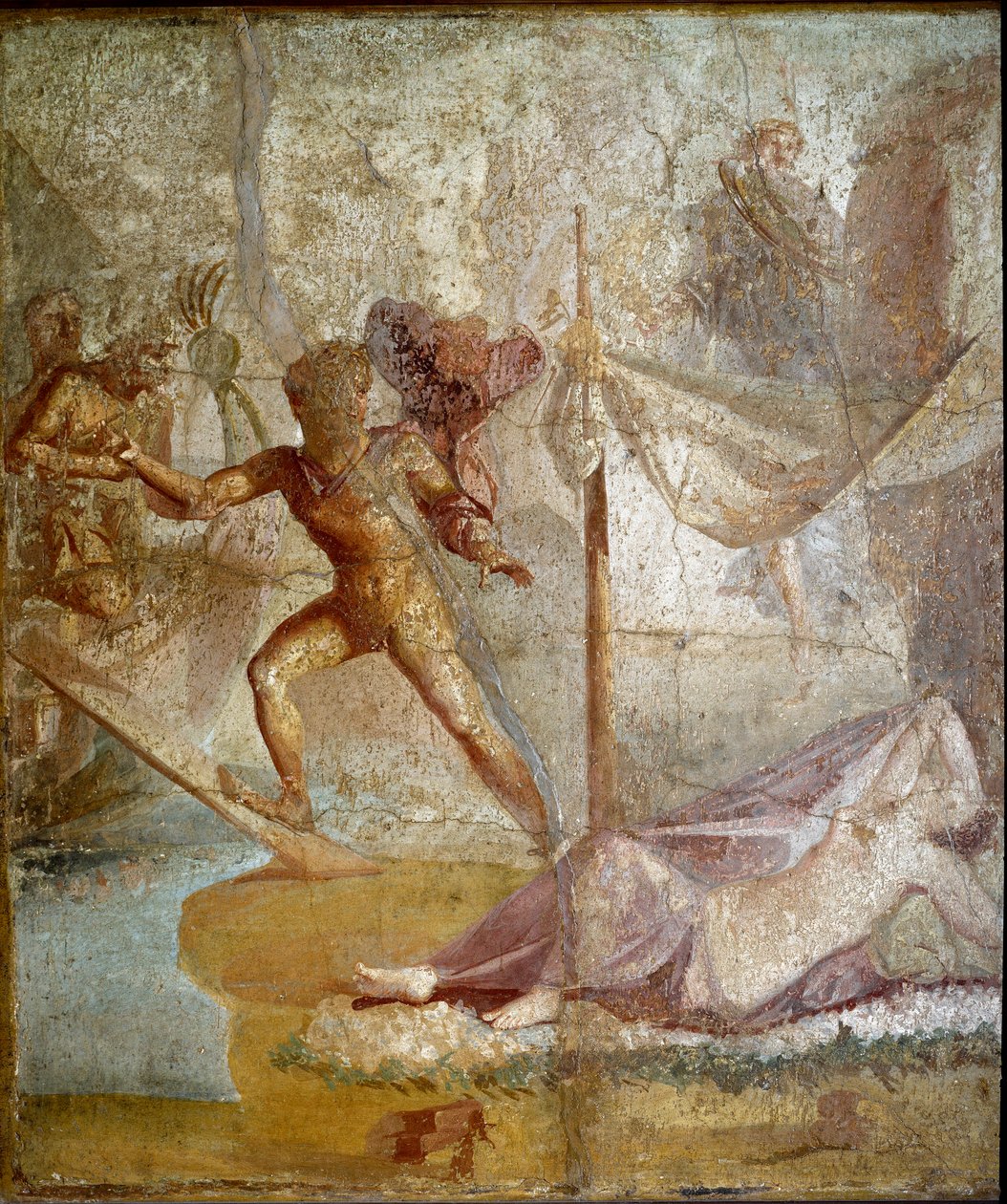 Art romain : Thésée abandonne Ariane - Roman