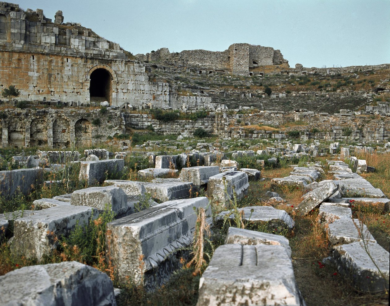 Art romain, période hellénistique : le théâtre de Milet. 2ème siècle. Turquie - Roman