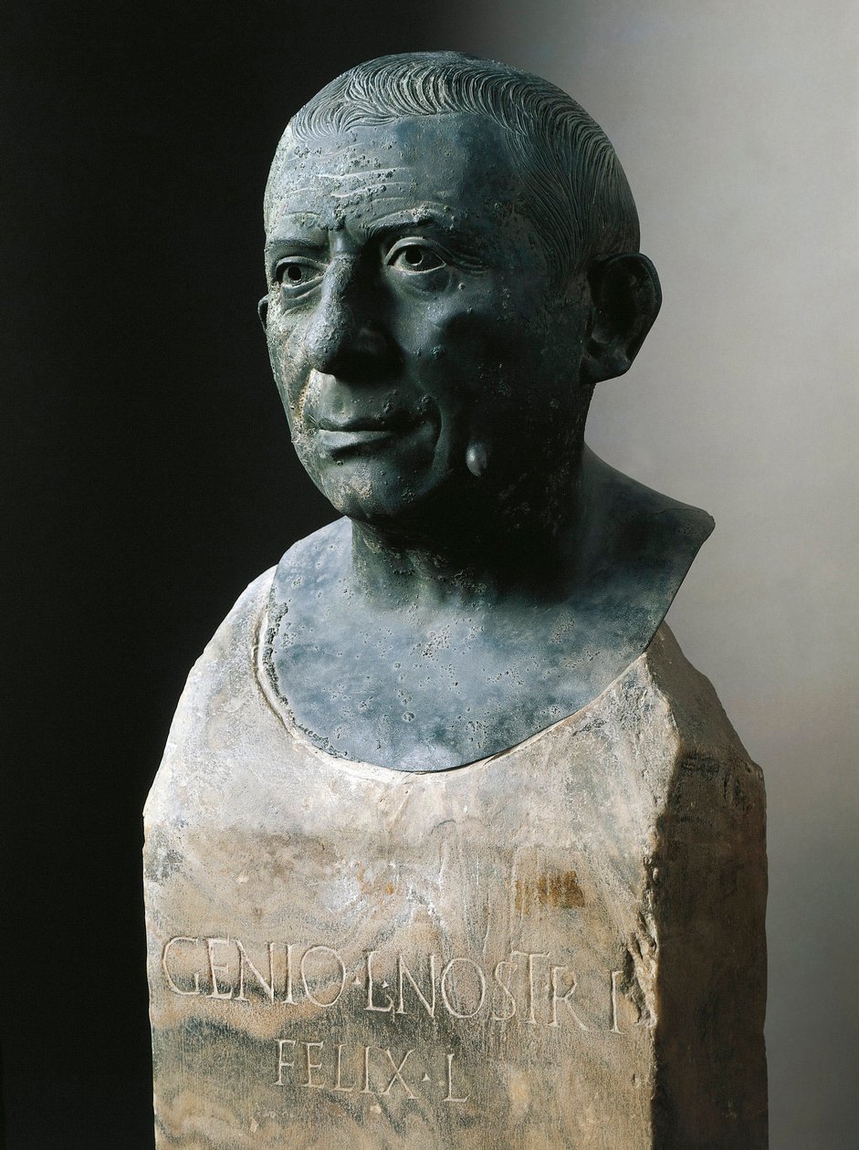 Art romain : buste du banquier Lucius Caecilius Iucundus - Roman