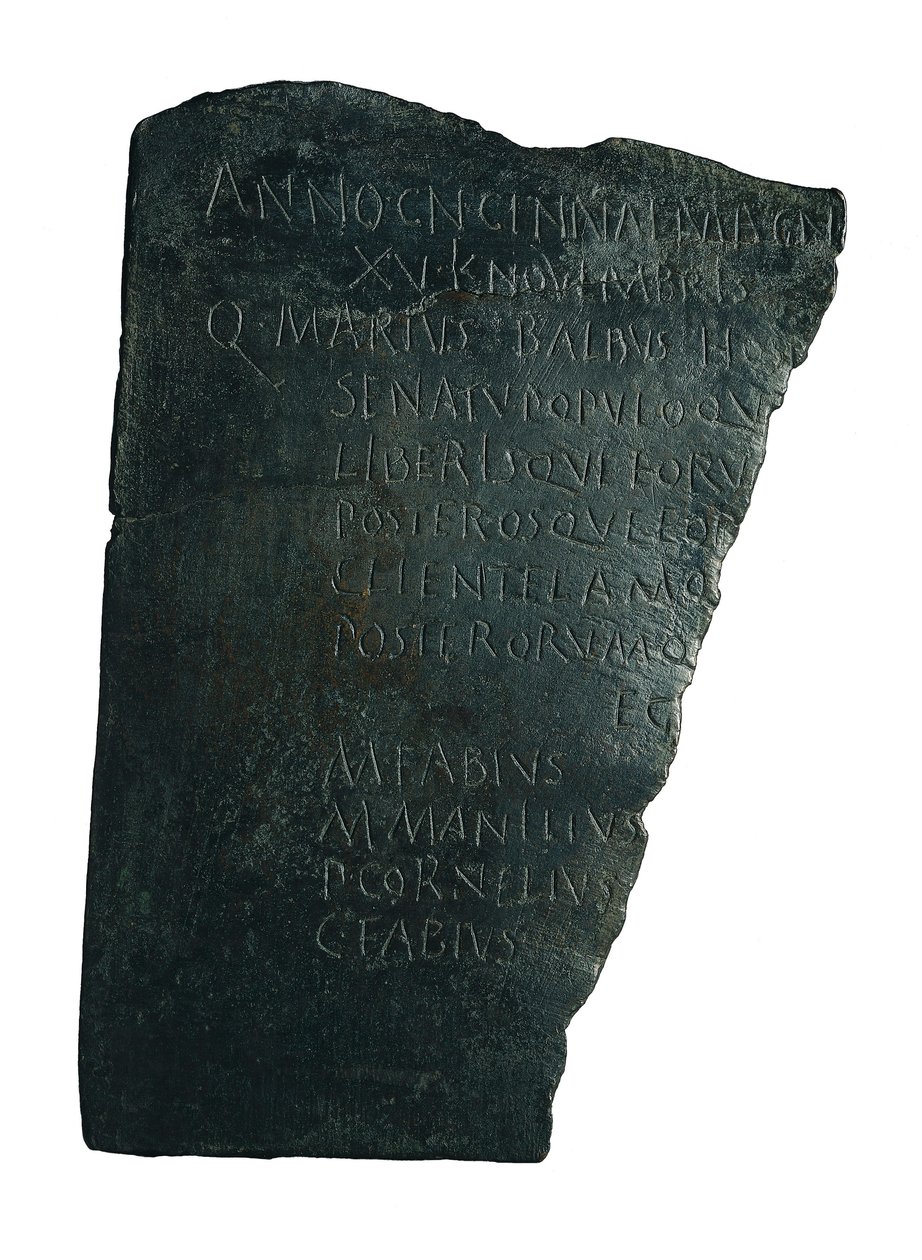 Tabula Hospitalis - Roman