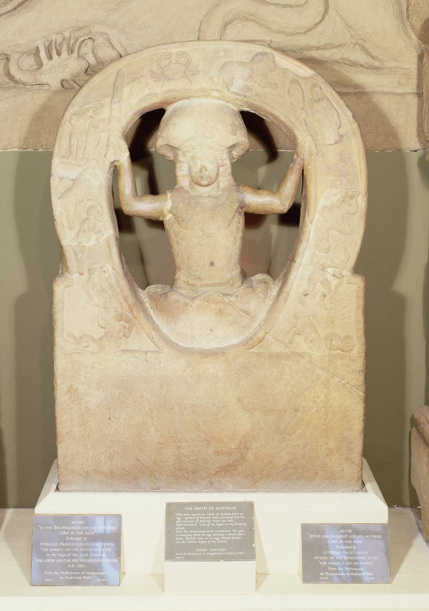 La naissance de Mithra du Mithraeum à Housesteads - Roman