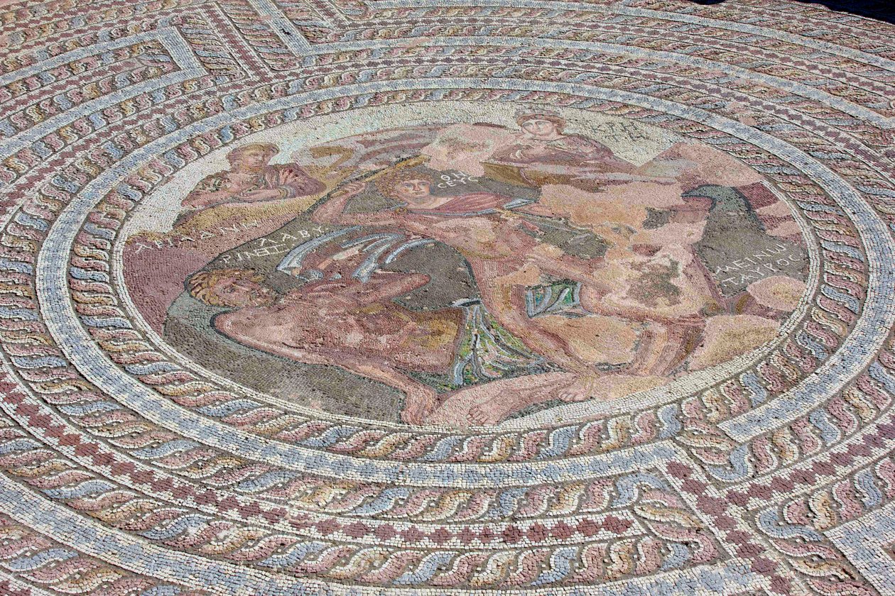 Thésée et le Minotaure, Maison de Thésée, Paphos, Chypre - Roman
