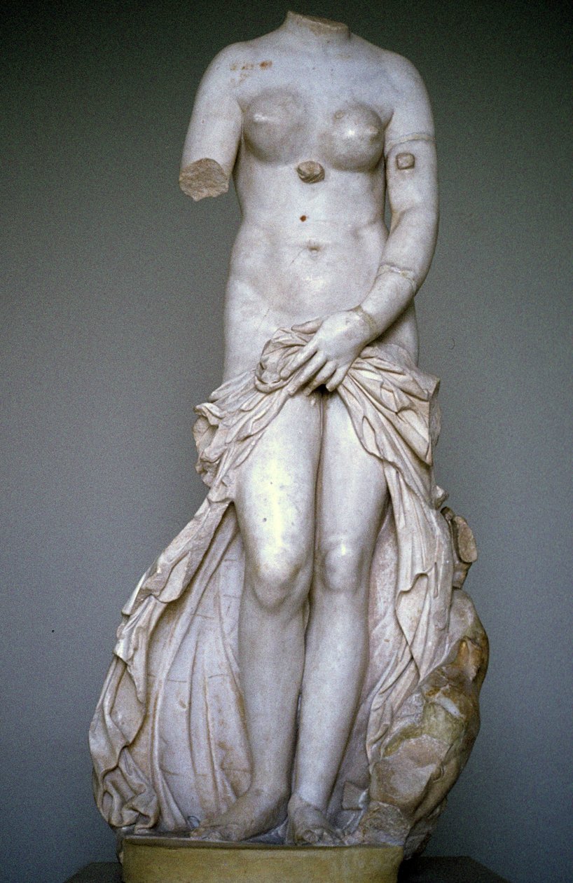 Vénus Laudolina ou anadyomène. sculpture, Musée de Syracuse, Sicile, Italie. - Roman