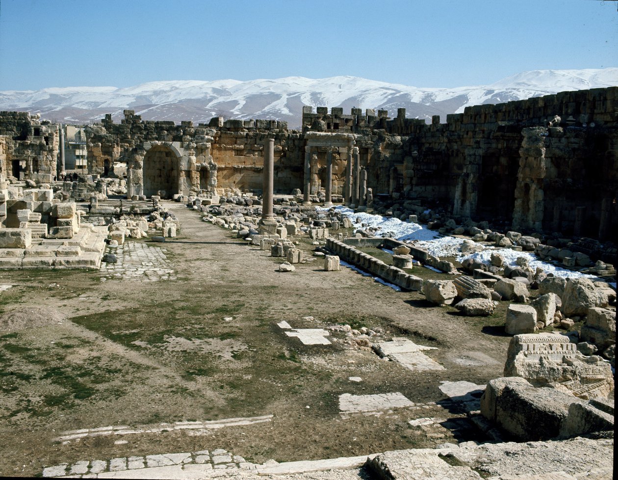 Vue de la Grande Cour du complexe du temple d