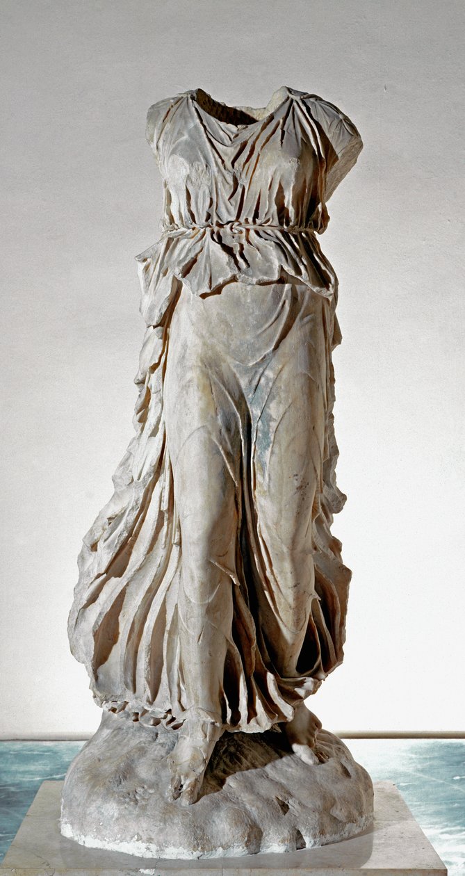 Statue en marbre blanc de Nike - Roman