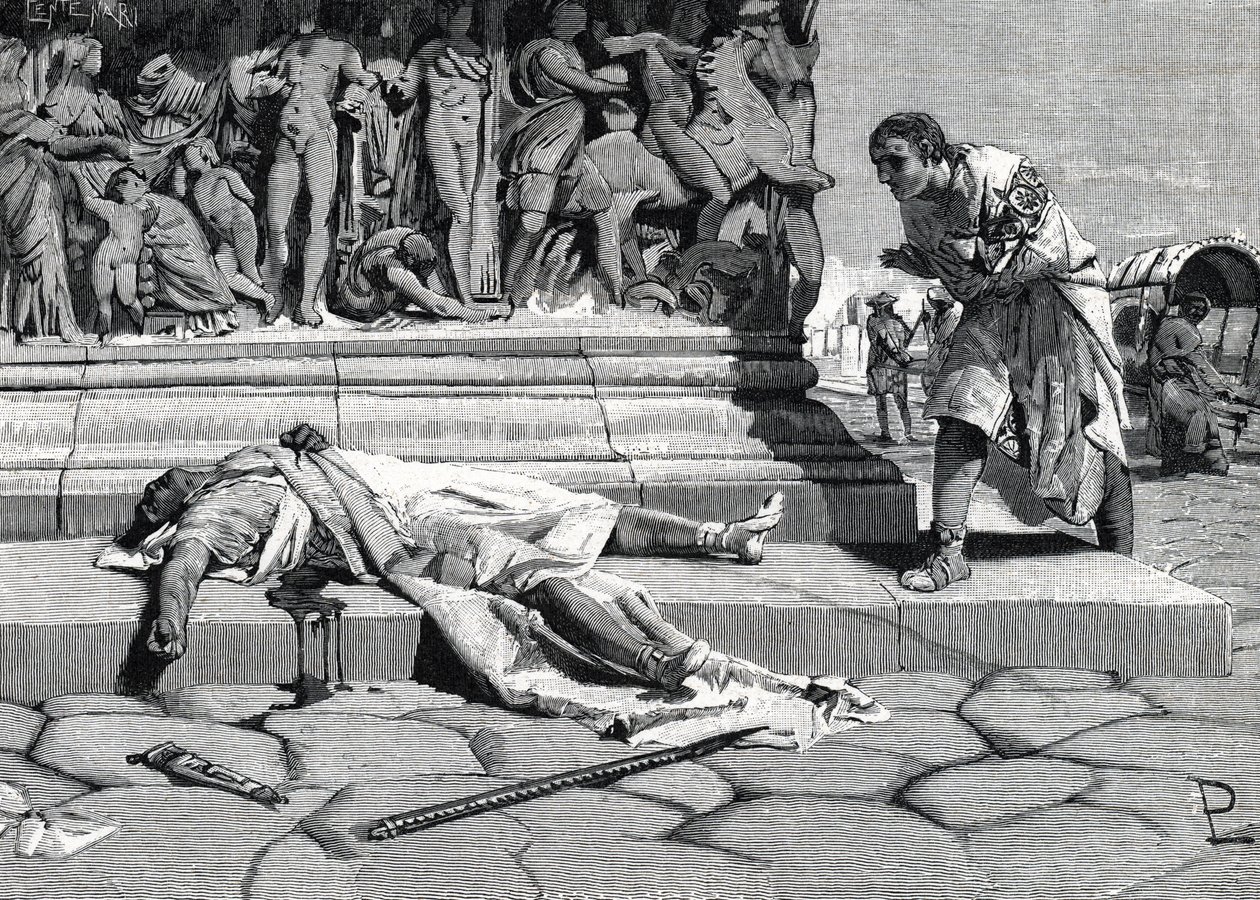 Le cadavre de Publius Clodius Pulcher (92-52 av. J.-C.) trouvé sur la via appia à Rome - Roman
