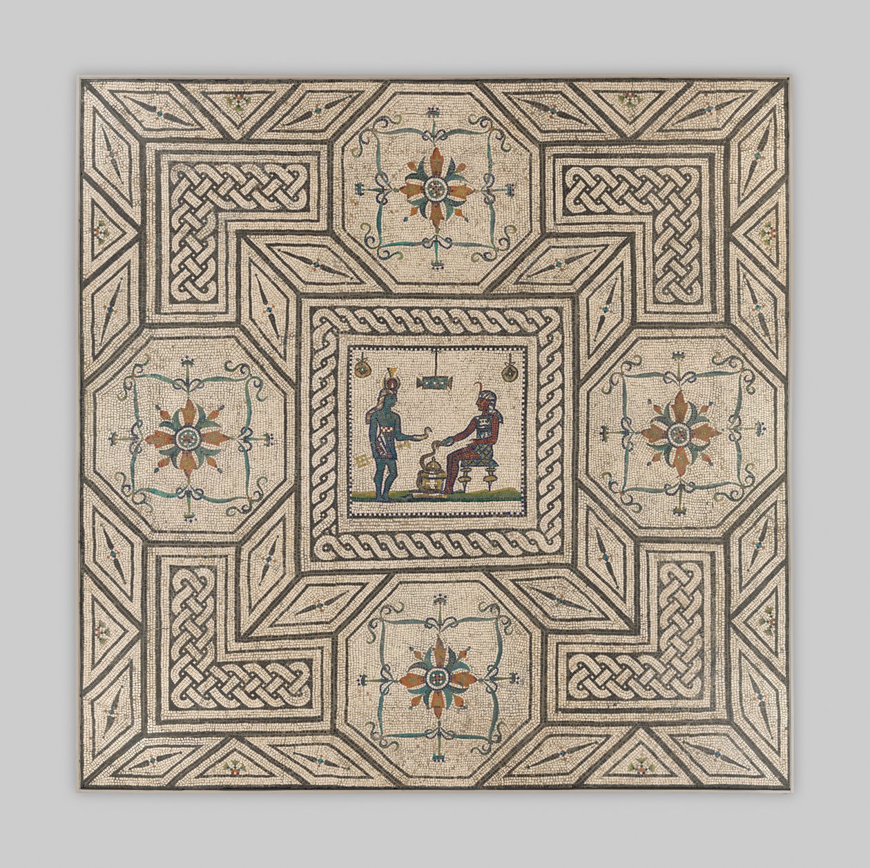 Pavement en mosaïque avec scène égyptisante, vers 130-150 après J.-C. - Roman Imperial Period