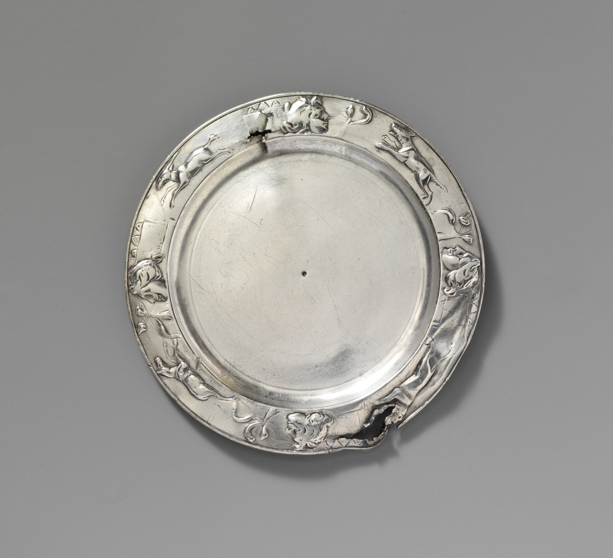 Plaque en argent - Roman Imperial Period