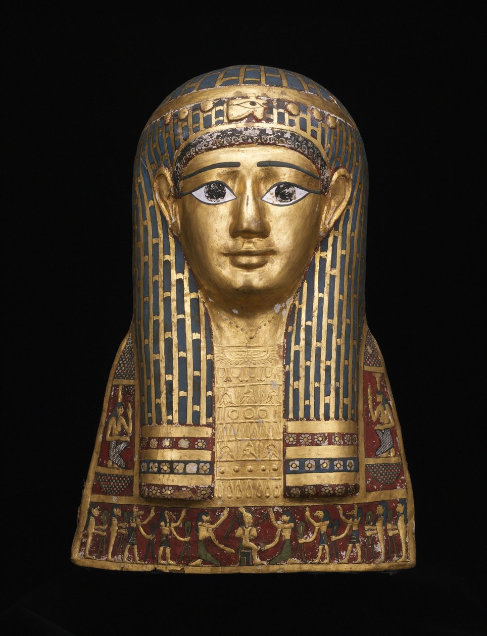 Couverture de tête de momie, 1er siècle av. J.-C. - Roman Period Egyptian