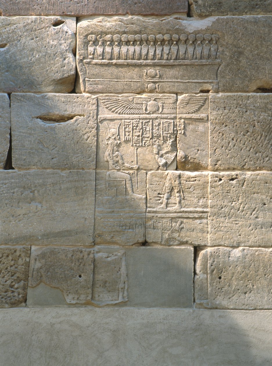 Relief du temple de Dendur, vers 10 av. J.-C. (grès éolien) - Roman Period Egyptian