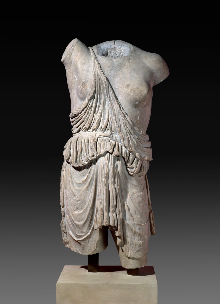 Une Amazone, copie romaine d'un bronze grec vers 430 av. J.-C.