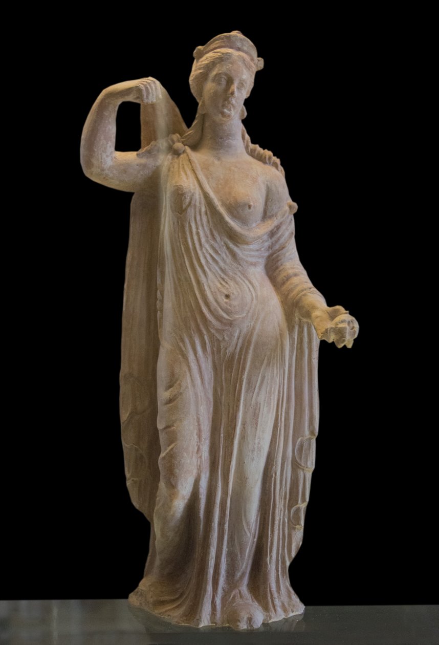 Art grec Aphrodite du type Genitrix (1er siècle AD) terre cuite - Roman Roman