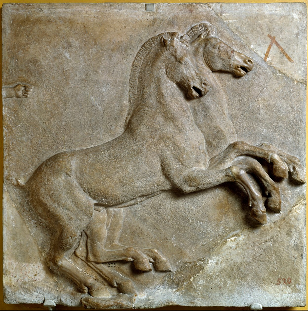 Bige (char romain à deux roues tiré par deux chevaux) (relief) - Roman Roman