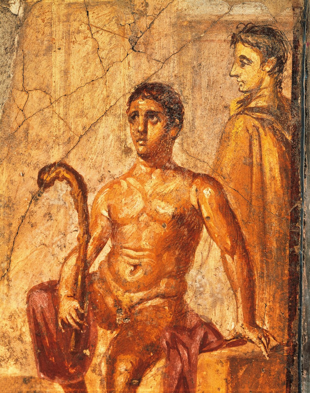 Fresque représentant Séléné et Endymion, Maison du Centenaire, Pompéi, Campanie, Italie - Roman Roman