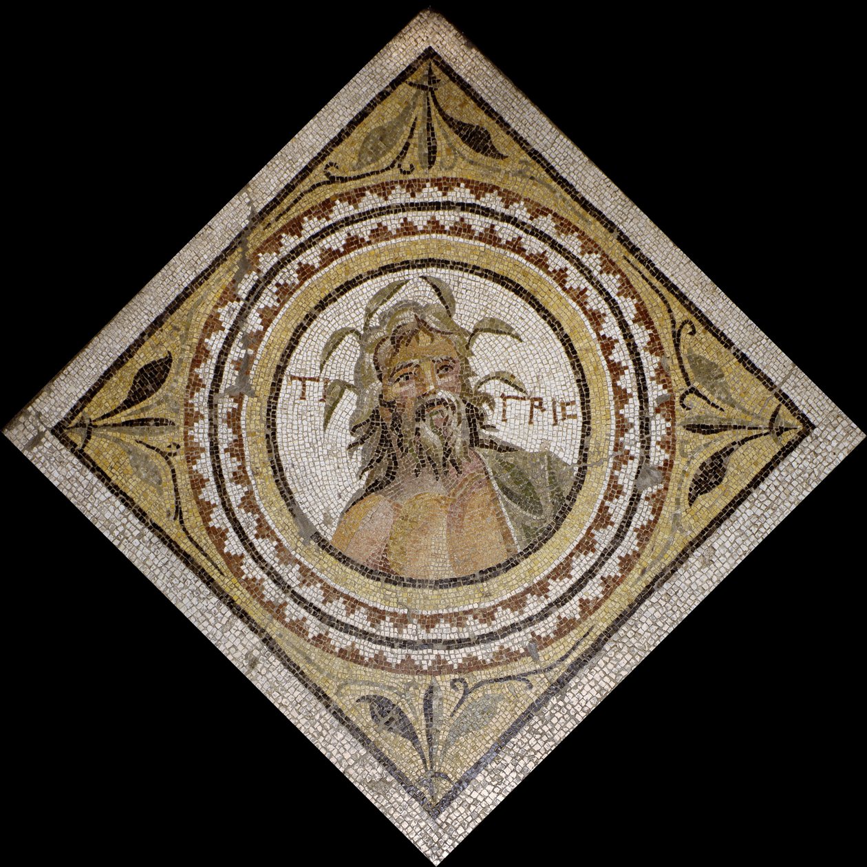 Personnification du fleuve Tigre, fin du IIe/IIIe siècle après J.-C. - Roman Roman