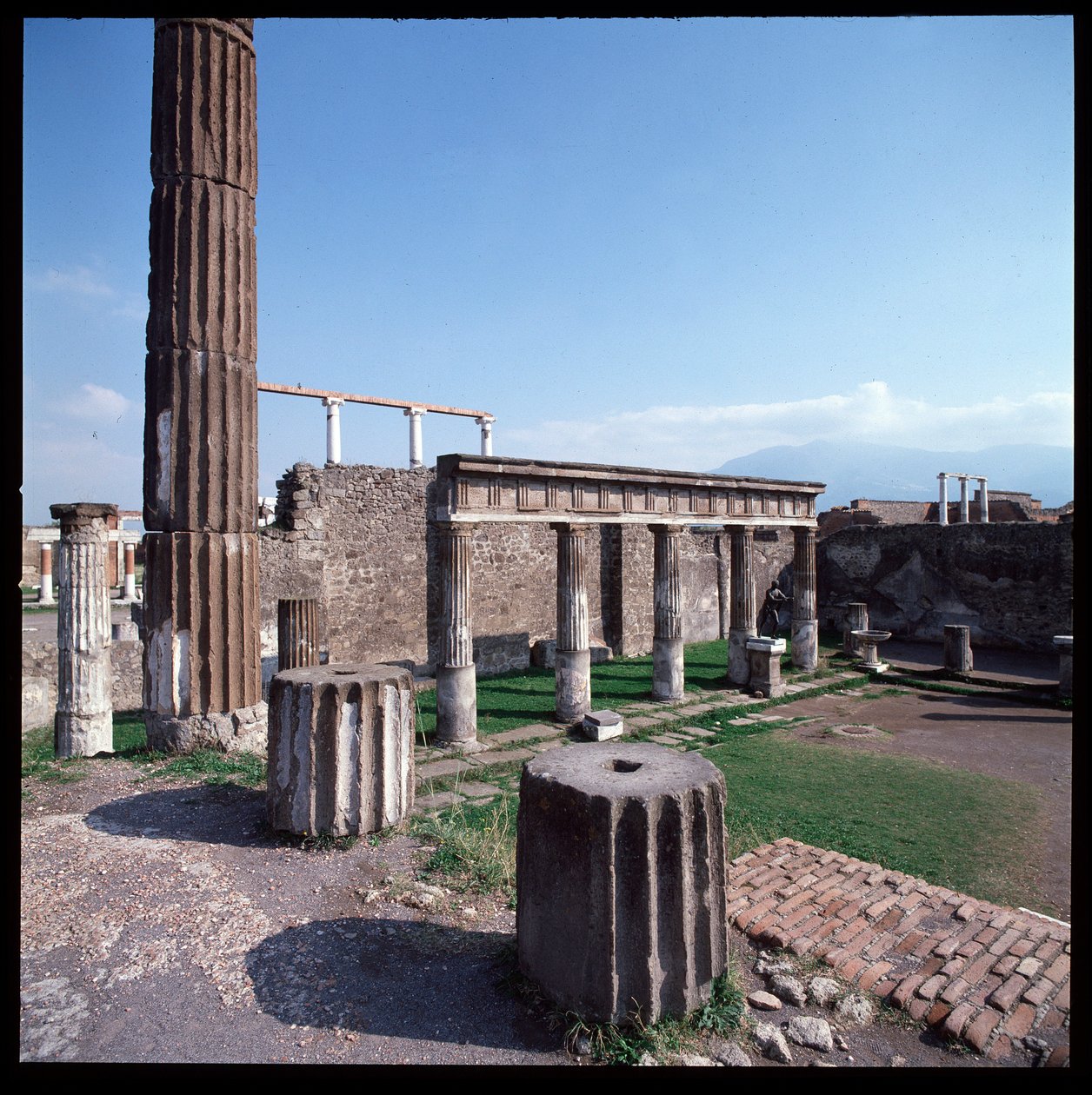 Art romain : vue du temple d