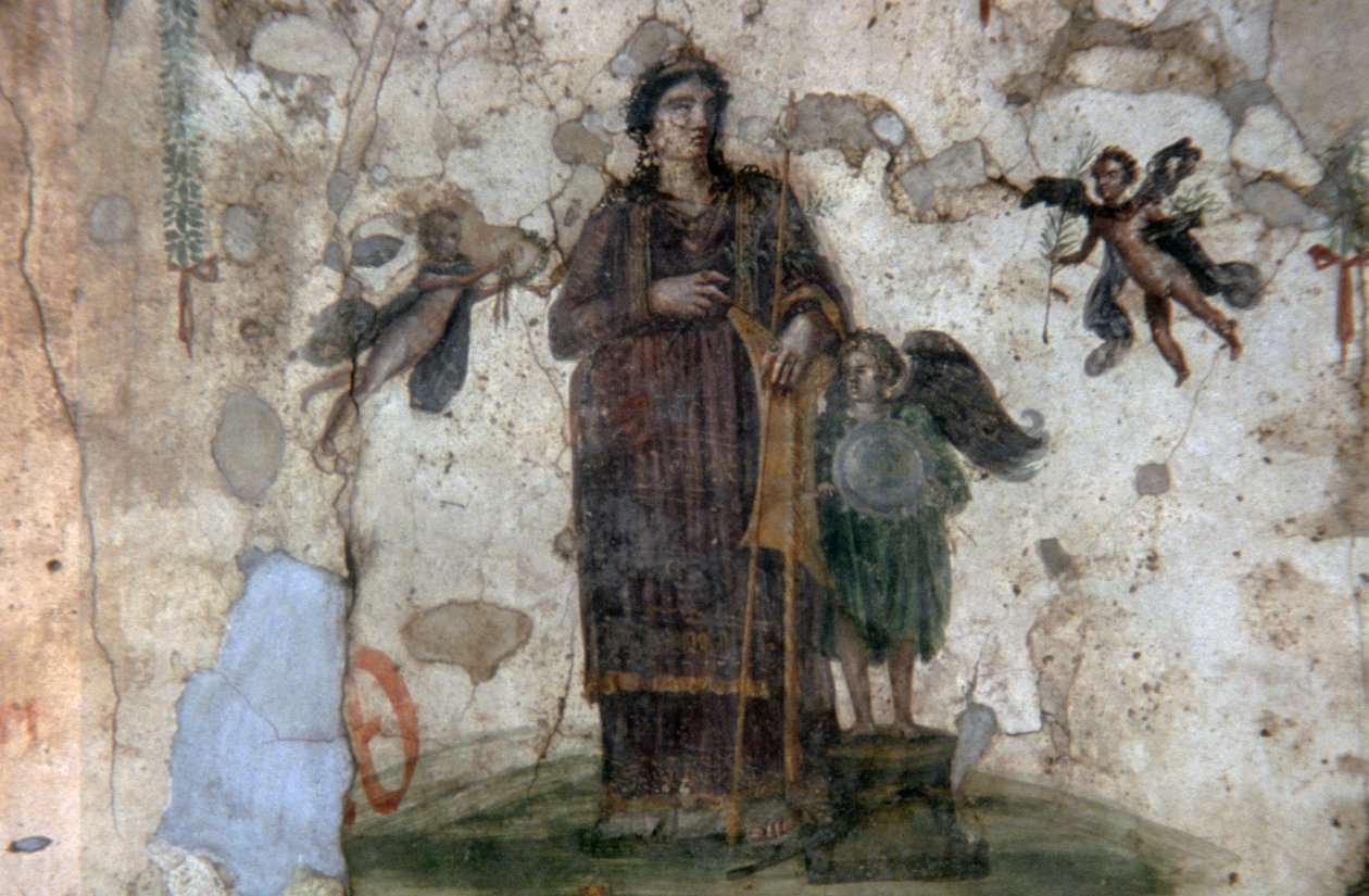 Vénus Pompeiana, fresque de la Teberna des Quatre Dieux, Via dell