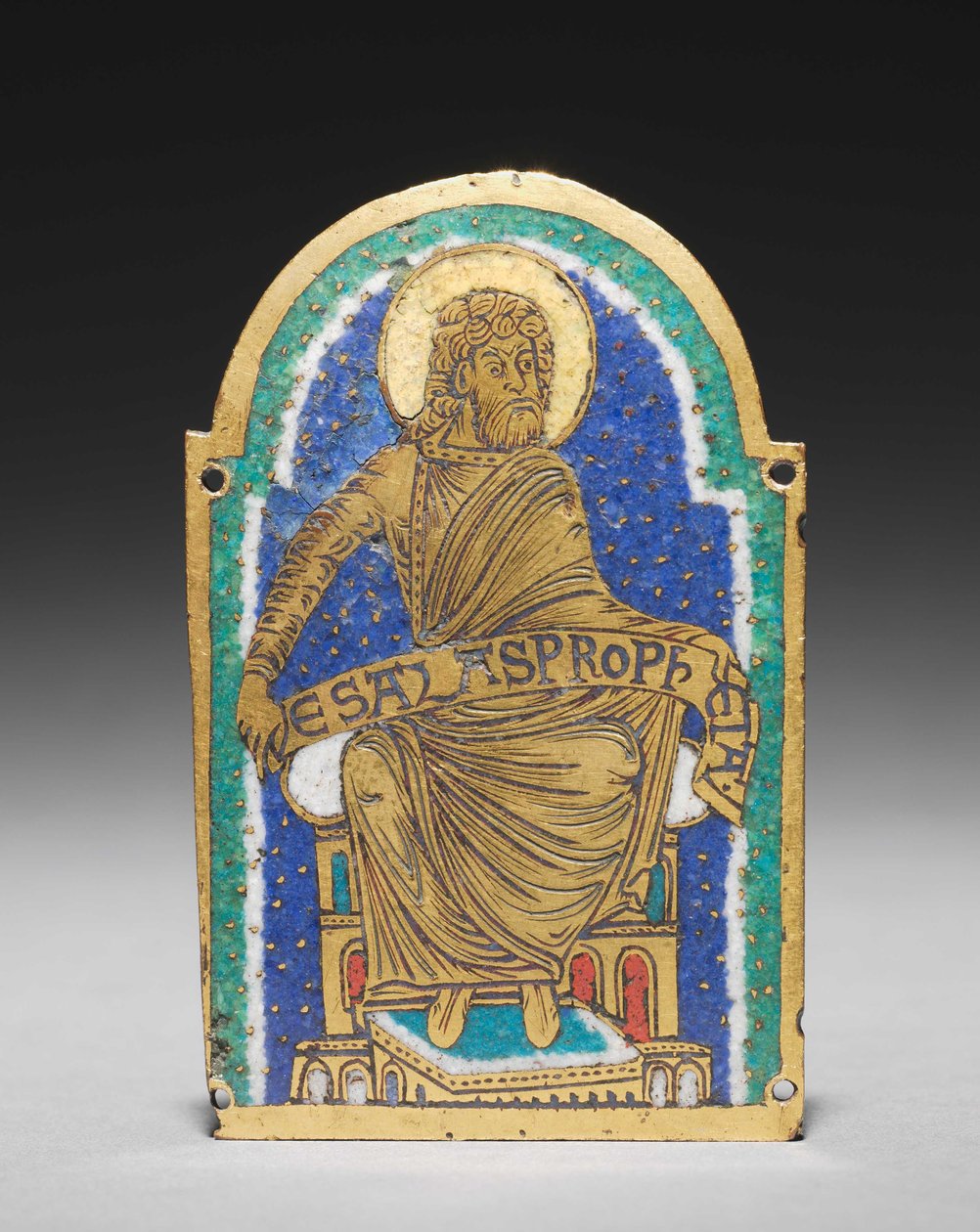 Plaque : Prophète assis d