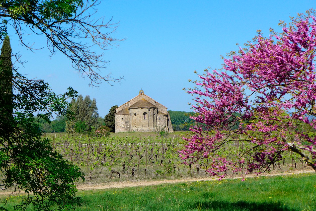 Chapelle romane Saint-Étienne de Vaissière à Azille (photographie) - Romanesque