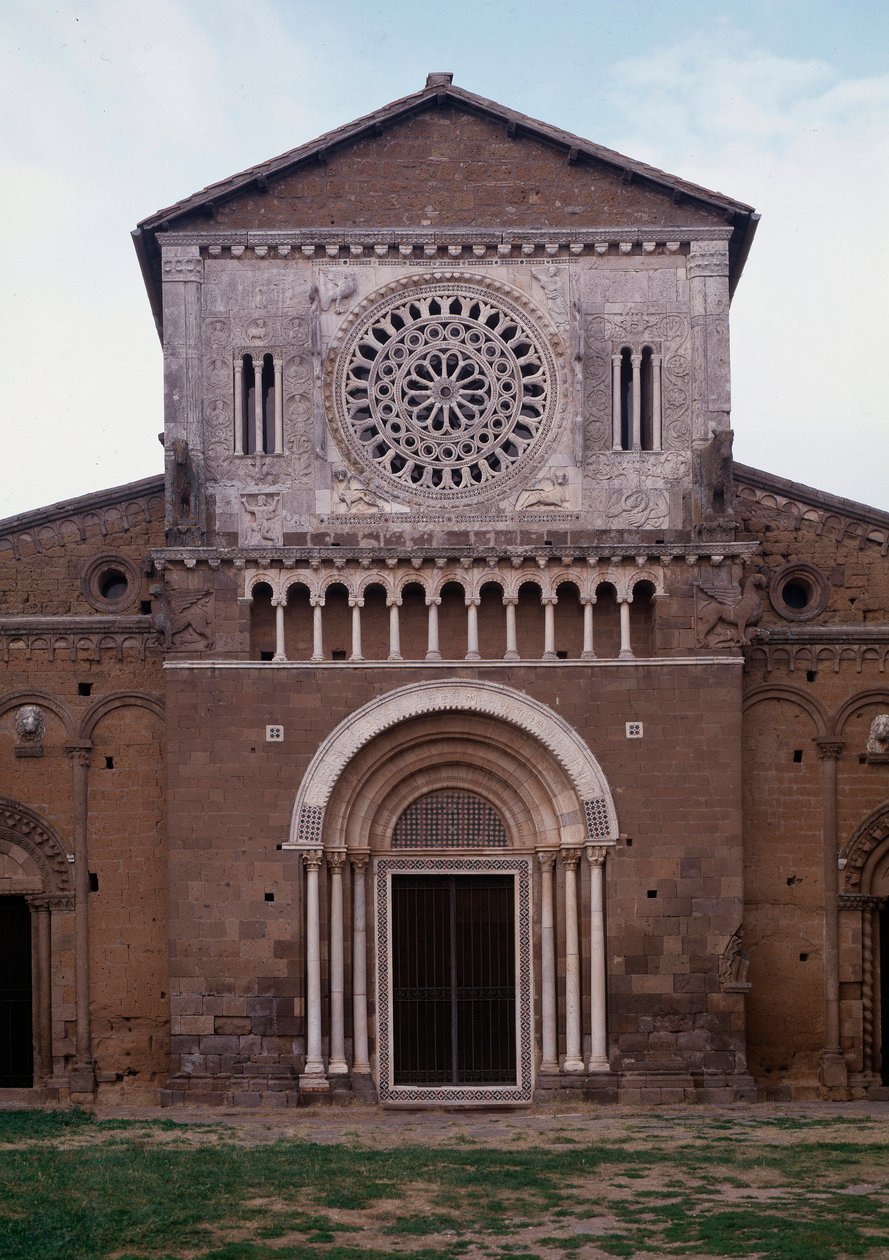 Vue de la façade de l