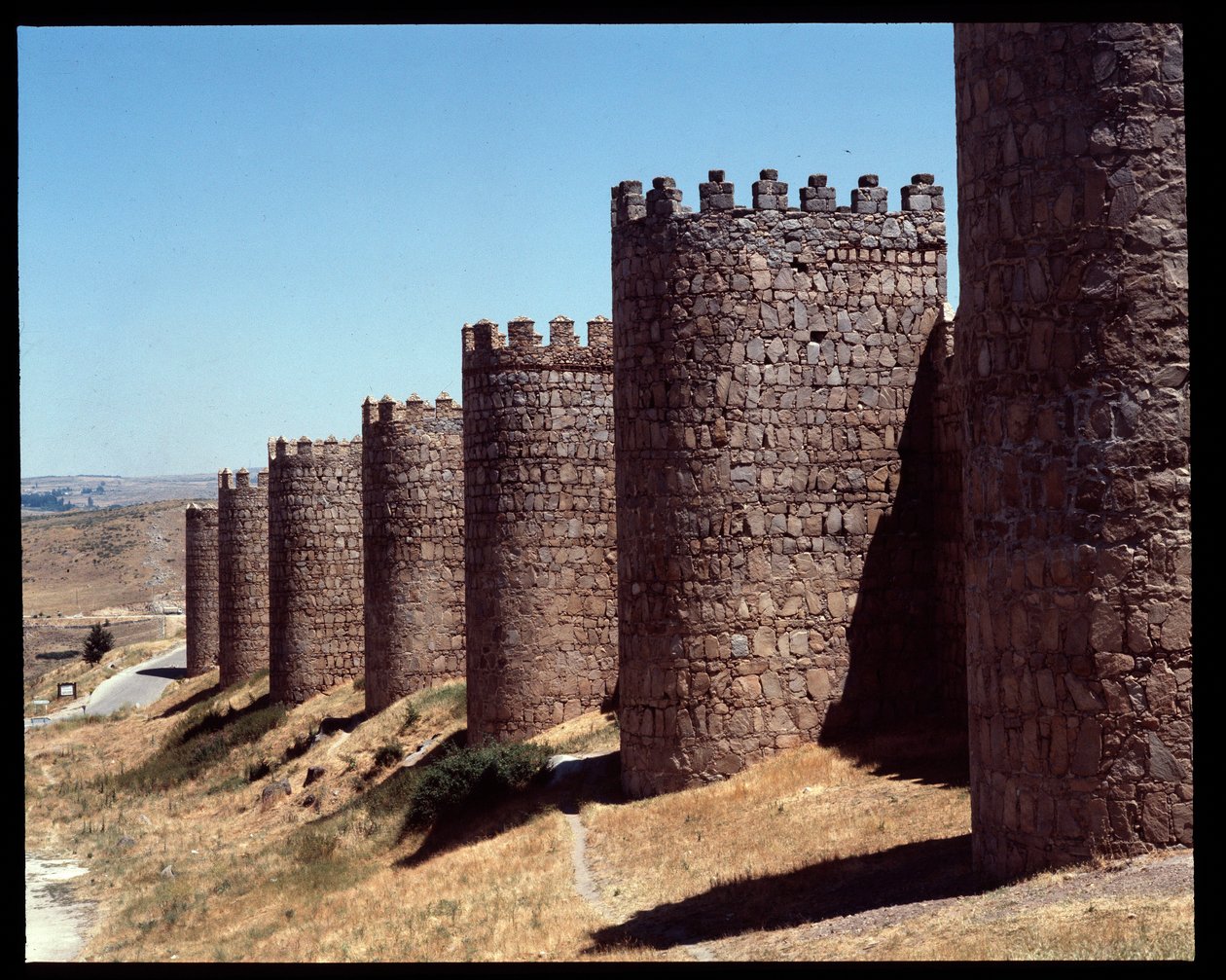 Vue des murs d
