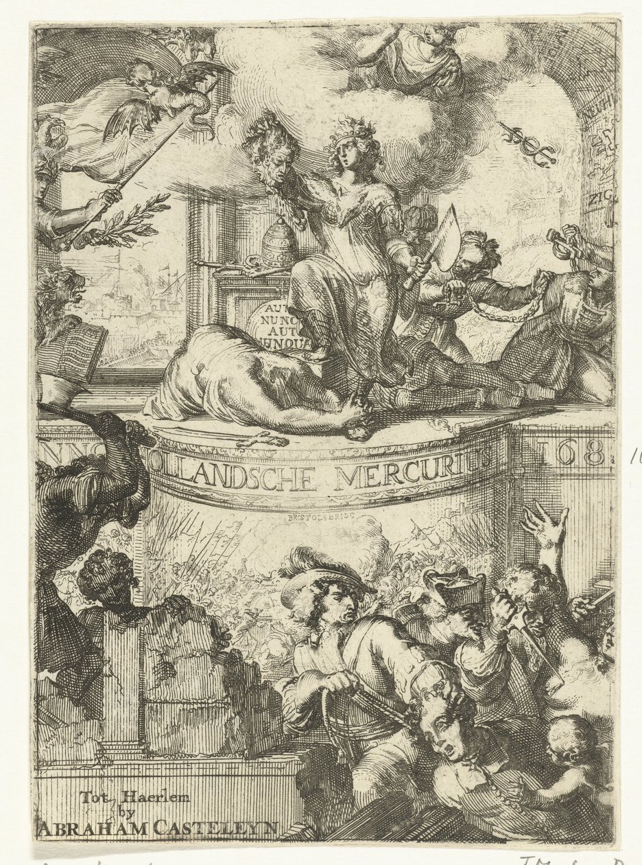 Page de titre pour le Mercure hollandais de l